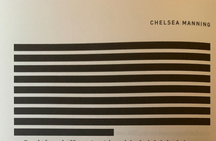 The Parts Of Chelsea Manning's Book Censored By The US Government